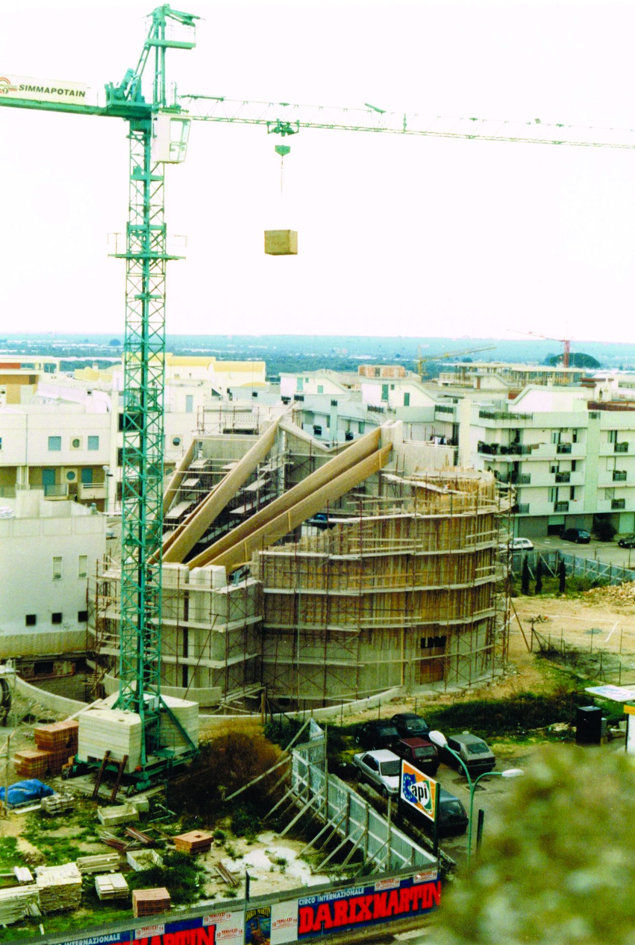 Lavori di costruzione della Chiesa Santa Maria della Stella di Terlizzi (BA)